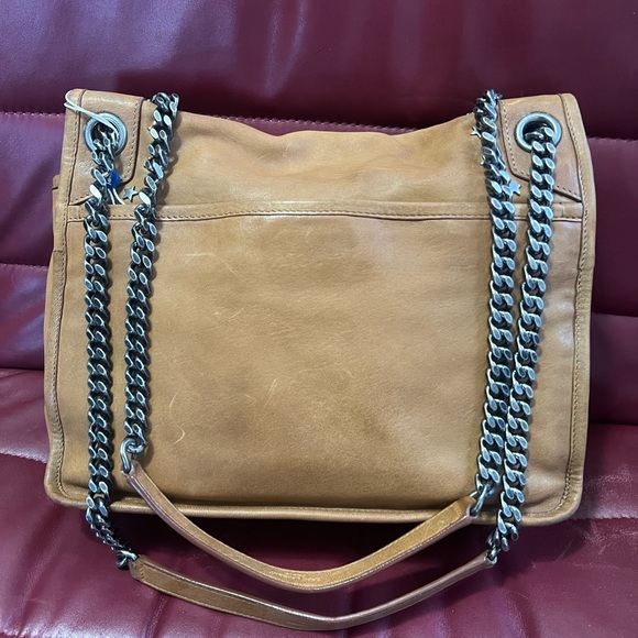 🏆💎💯 Yves Saint Laurent Niki Studded Flap Chain Leather Shoulder Bag Brown - Picture 3 of 11